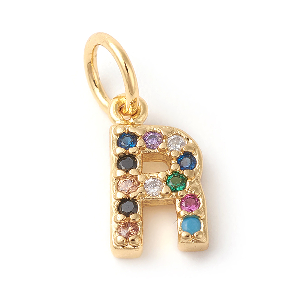 PandaHall Brass Micro Pave Colorful Cubic Zirconia Charms, Golden, Letter.R, 9x5x2mm, Hole: 3mm Brass+Cubic Zirconia Letter R
PandaHall Brass Micro Pave Colorful Cubic Zirconia Charms, Golden, Letter.R, 9x5x2mm, Hole: 3mm Brass+Cubic Zirconia Letter R
