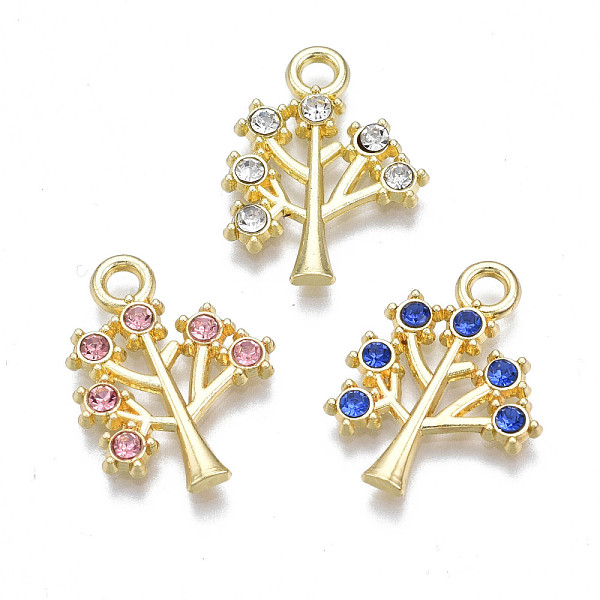 PandaHall Alloy Pendants, with Rhinestone, Cadmium Free & Nickel Free & Lead Free, Tree of Life, Light Gold, Mixed Color, 20x15x2mm, Hole..., Multicolor
PandaHall Alloy Pendants, with Rhinestone, Cadmium Free & Nickel Free & Lead Free, Tree of Life, Light Gold, Mixed Color, 20x15x2mm, Hole..., Multicolor