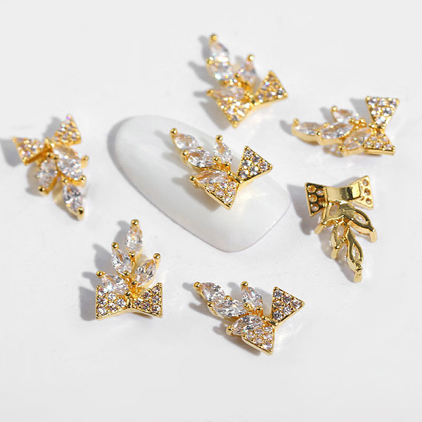 PandaHall Alloy Cabochons, Nail Art Decorations, with Cubic Zirconia, Clear, Bowknot, Golden, 12.4x7.1mm Alloy+Cubic Zirconia Bowknot Clear
PandaHall Alloy Cabochons, Nail Art Decorations, with Cubic Zirconia, Clear, Bowknot, Golden, 12.4x7.1mm Alloy+Cubic Zirconia Bowknot Clear