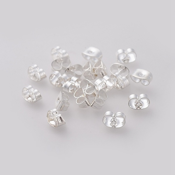 PandaHall 304 Stainless Steel Ear Nuts, Butterfly Earring Backs for Post Earrings, Silver Color Plated, 6x4.5x3mm, Hole: 0.8~1mm 304...
PandaHall 304 Stainless Steel Ear Nuts, Butterfly Earring Backs for Post Earrings, Silver Color Plated, 6x4.5x3mm, Hole: 0.8~1mm 304...
