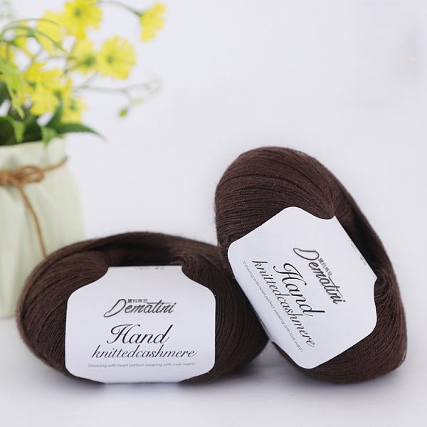 PandaHall Wool Yarn for Sweater Hat, 4-Strands Wool Threads for Knitting Crochet Supplies, Coffee, about 656.17 Yards(600m)/Roll Wool Brown
PandaHall Wool Yarn for Sweater Hat, 4-Strands Wool Threads for Knitting Crochet Supplies, Coffee, about 656.17 Yards(600m)/Roll Wool Brown