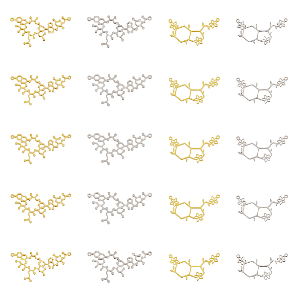 PandaHall DICOSMETIC 32Pcs 2 Styles Hollow Molecular Structure Links Honeycomb Connector Charms Golden Map Charms Stainless Steel Connector...
PandaHall DICOSMETIC 32Pcs 2 Styles Hollow Molecular Structure Links Honeycomb Connector Charms Golden Map Charms Stainless Steel Connector...