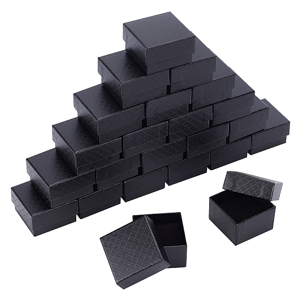 PandaHall Cardboard Jewelry Boxes, with Black Sponge, for Jewelry Gift Packaging, Square, Black, 5.1x5.1x3.3cm Paper Square Black
PandaHall Cardboard Jewelry Boxes, with Black Sponge, for Jewelry Gift Packaging, Square, Black, 5.1x5.1x3.3cm Paper Square Black