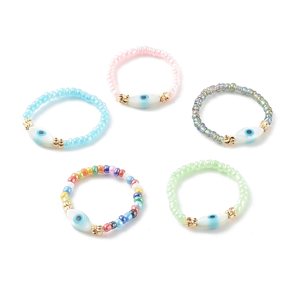 PandaHall Natural White Shell Mother of Pearl Shell Stretch Finger Rings, with Glass Seed Beads, Mixed Color, Inner Diameter: 18.5mm White..., Multicolor
PandaHall Natural White Shell Mother of Pearl Shell Stretch Finger Rings, with Glass Seed Beads, Mixed Color, Inner Diameter: 18.5mm White..., Multicolor