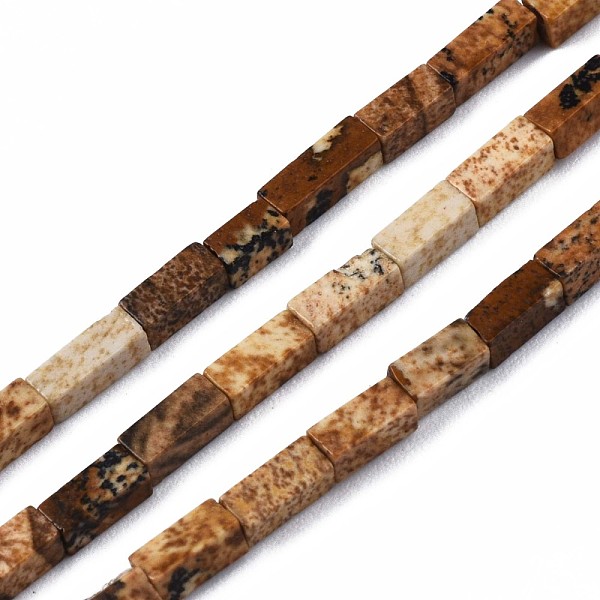 PandaHall Natural Picture Jasper Beads Strands, Cuboid, 4~5x2x2mm, Hole: 0.8mm, about 82~84pcs/strand, 14.76~15.15 inch(37.5~38.5cm) Picture...
PandaHall Natural Picture Jasper Beads Strands, Cuboid, 4~5x2x2mm, Hole: 0.8mm, about 82~84pcs/strand, 14.76~15.15 inch(37.5~38.5cm) Picture...