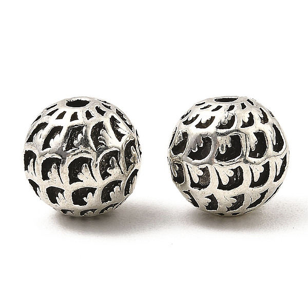 PandaHall Tibetan Style Alloy Beads, Round, Antique Silver, 12mm, Hole: 2.5mm, about 139pcs/1000g Alloy Round
PandaHall Tibetan Style Alloy Beads, Round, Antique Silver, 12mm, Hole: 2.5mm, about 139pcs/1000g Alloy Round