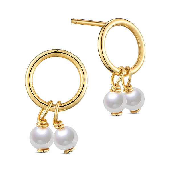 PandaHall SHEGRACE 925 Sterling Silver Stud Earrings, with Pearl, Real 18K Gold Plated, 13.6x8.1mm Sterling Silver
PandaHall SHEGRACE 925 Sterling Silver Stud Earrings, with Pearl, Real 18K Gold Plated, 13.6x8.1mm Sterling Silver