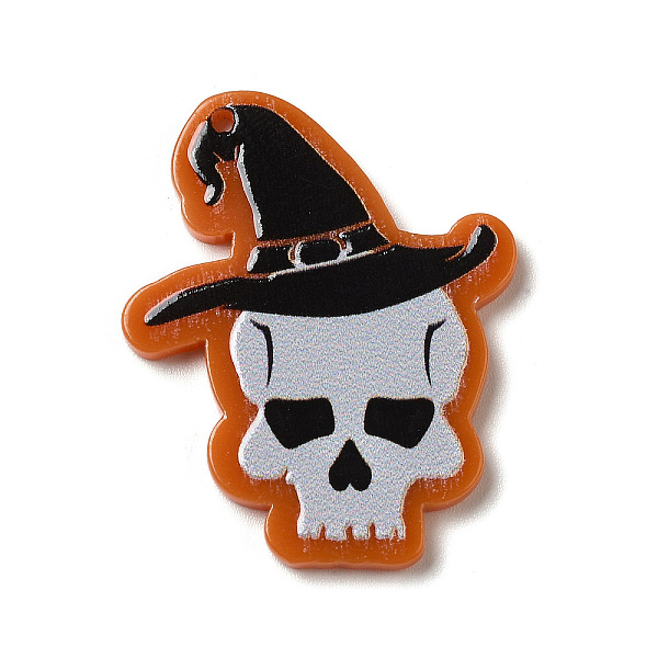 PandaHall Halloween Printed Acrylic Pendants, Skull, 37x28x2mm, Hole: 1.5mm Acrylic Skull
PandaHall Halloween Printed Acrylic Pendants, Skull, 37x28x2mm, Hole: 1.5mm Acrylic Skull