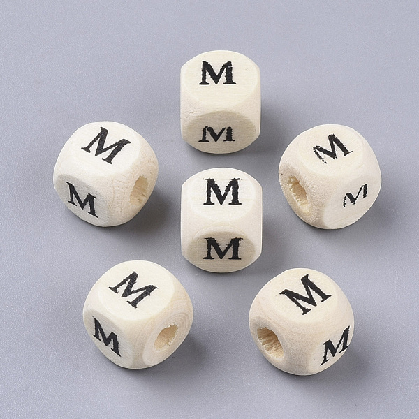 PandaHall Printed Natural Wood Beads, Horizontal Hole, Cube with Initial Letter, PapayaWhip, Letter.M, 10x10x10mm, Hole: 3.5mm Schima Wood..., Orange
PandaHall Printed Natural Wood Beads, Horizontal Hole, Cube with Initial Letter, PapayaWhip, Letter.M, 10x10x10mm, Hole: 3.5mm Schima Wood..., Orange