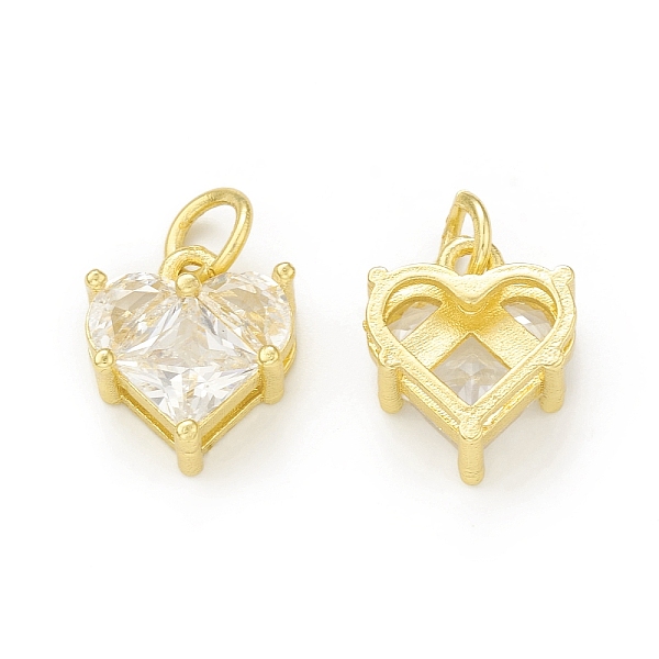 PandaHall Rack Plating Brass Micro Pave Clear Cubic Zirconia Charms, with Jump Rings, Cadmium Free & Lead Free, Long-Lasting Plated, Heart...
PandaHall Rack Plating Brass Micro Pave Clear Cubic Zirconia Charms, with Jump Rings, Cadmium Free & Lead Free, Long-Lasting Plated, Heart...