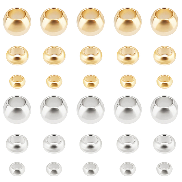 PandaHall 300pcs 1.5/2/2.5mm 304 Stainless Steel Crimp Beads with 0.8/0.5-1/1-1.5mm Large Hole for Jewelry Making, 2 Mixed Colors, 3 Mixed...
PandaHall 300pcs 1.5/2/2.5mm 304 Stainless Steel Crimp Beads with 0.8/0.5-1/1-1.5mm Large Hole for Jewelry Making, 2 Mixed Colors, 3 Mixed...