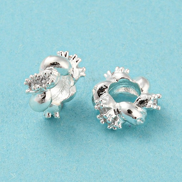 PandaHall Brass Micro Pave Cubic Zirconia Beads, Long-Lasting Plated, Lead Free & Cadmium Free, Twist, Silver, 8x3.5mm, Hole: 3.5mm...
PandaHall Brass Micro Pave Cubic Zirconia Beads, Long-Lasting Plated, Lead Free & Cadmium Free, Twist, Silver, 8x3.5mm, Hole: 3.5mm...
