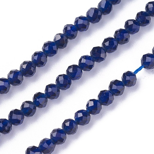 PandaHall Faceted Glass Beads Strands, Round, Blue, 3~3.5mm, Hole: 0.5mm, about 115~130pcs/strand, 14.5~16.1 inch(37~41cm) Glass Round Blue
PandaHall Faceted Glass Beads Strands, Round, Blue, 3~3.5mm, Hole: 0.5mm, about 115~130pcs/strand, 14.5~16.1 inch(37~41cm) Glass Round Blue