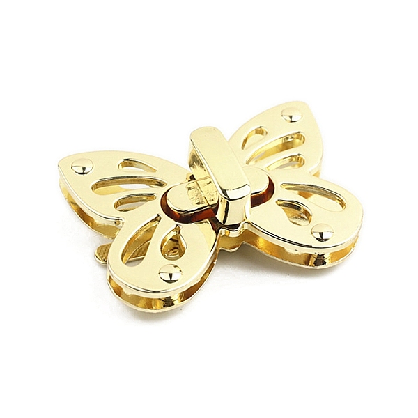 PandaHall Alloy Purse Locks, Women's Bag Making Supplies, Butterfly, Golden, 4.9x4.2cm Alloy Butterfly
PandaHall Alloy Purse Locks, Women's Bag Making Supplies, Butterfly, Golden, 4.9x4.2cm Alloy Butterfly