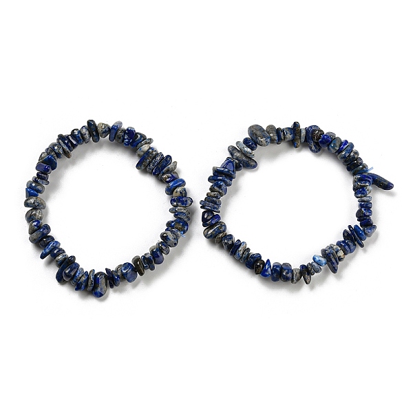 PandaHall Natural Lapis Lazuli Chip Beaded Stretch Bracelet, Inner Diameter: 2~2-1/8 inch(5~5.5cm) Lapis Lazuli Chip
PandaHall Natural Lapis Lazuli Chip Beaded Stretch Bracelet, Inner Diameter: 2~2-1/8 inch(5~5.5cm) Lapis Lazuli Chip