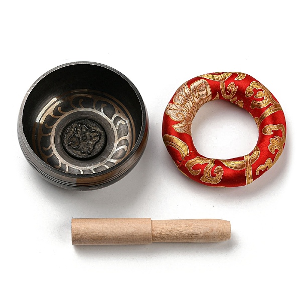 PandaHall Tibetan Singing Bowl & Wood Striker & Cloth Mat Set, Nepal Buddha Meditation Sound Bowl, Yoga Sound Bowls, for Holistic Stress...
PandaHall Tibetan Singing Bowl & Wood Striker & Cloth Mat Set, Nepal Buddha Meditation Sound Bowl, Yoga Sound Bowls, for Holistic Stress...