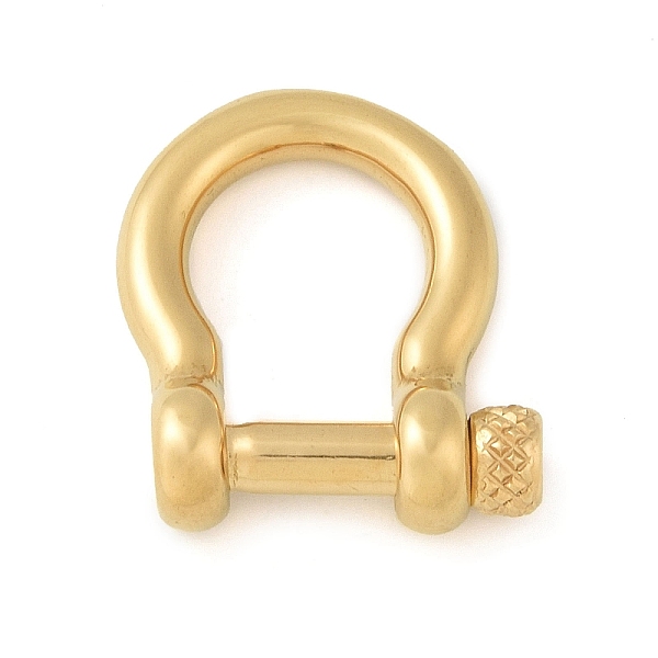 PandaHall Ion Plating(IP) 304 Stainless Steel Screw D-Ring Anchor Shackle Clasps, for Bracelets Making, Golden, 24.7x22mm 304 Stainless...
PandaHall Ion Plating(IP) 304 Stainless Steel Screw D-Ring Anchor Shackle Clasps, for Bracelets Making, Golden, 24.7x22mm 304 Stainless...