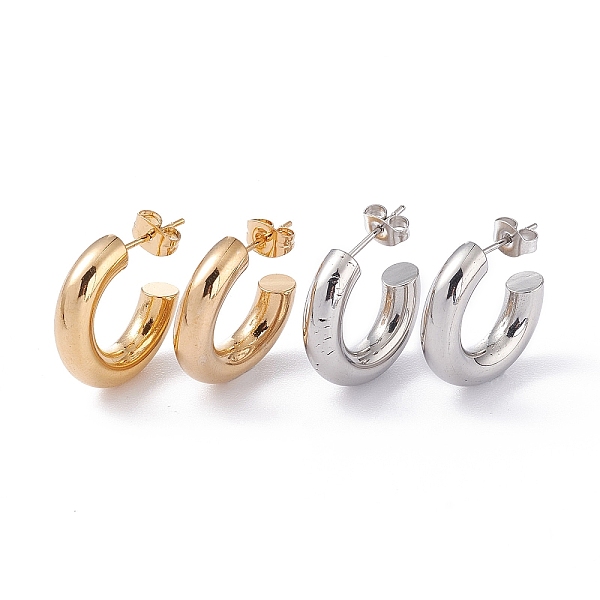 PandaHall 201 Stainless Steel Stud Earrings, with 304 Stainless Steel Pin, Ring, Mixed Color, 20x5mm, Pin: 0.8mm 201 Stainless Steel Ring
PandaHall 201 Stainless Steel Stud Earrings, with 304 Stainless Steel Pin, Ring, Mixed Color, 20x5mm, Pin: 0.8mm 201 Stainless Steel Ring