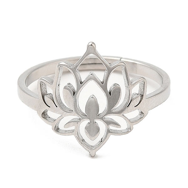 PandaHall 304 Stainless Steel Adjustable Rings, Flower, Stainless Steel Color, US Size 6(16.5mm) 304 Stainless Steel
PandaHall 304 Stainless Steel Adjustable Rings, Flower, Stainless Steel Color, US Size 6(16.5mm) 304 Stainless Steel