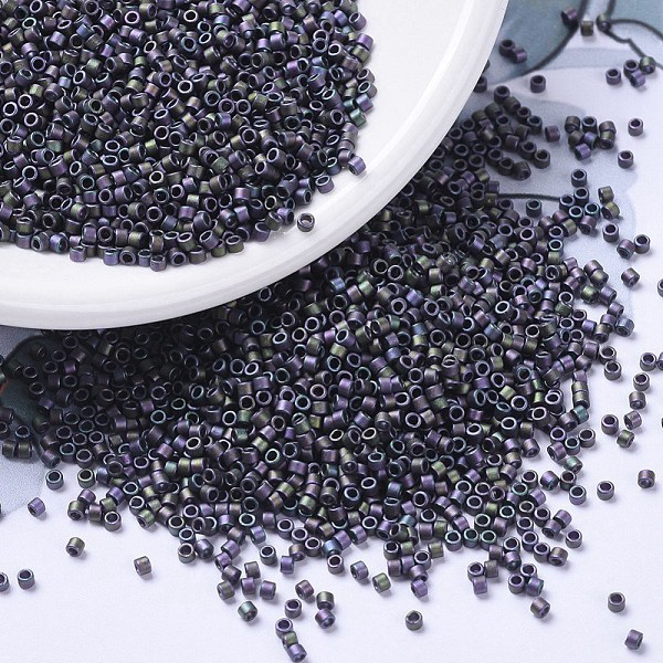 PandaHall MIYUKI Delica Beads Small, Cylinder, Japanese Seed Beads, 15/0, (DBS1053) Matte Metallic Plum Emerald Gold Iris, 1.1x1.3mm, Hole..., Purple
PandaHall MIYUKI Delica Beads Small, Cylinder, Japanese Seed Beads, 15/0, (DBS1053) Matte Metallic Plum Emerald Gold Iris, 1.1x1.3mm, Hole..., Purple