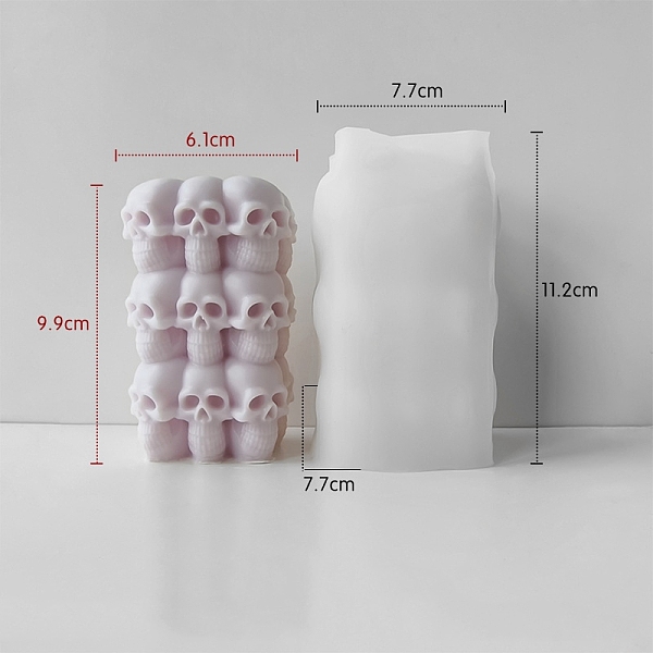 PandaHall DIY Silicone Statue Candle Molds, For Candle Making, Skull, Column, 7.7x7.7x11.2cm Silicone Column White
PandaHall DIY Silicone Statue Candle Molds, For Candle Making, Skull, Column, 7.7x7.7x11.2cm Silicone Column White