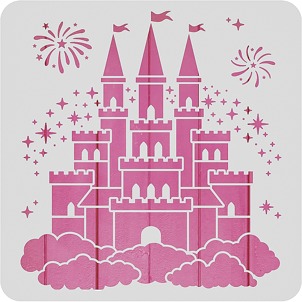 PandaHall BENECREAT Castle Plastic Painting Stencil, 30x30cm Star Firework Pattern Craft Template DIY Art Craft Stencil for Scrabooking Card..., White
PandaHall BENECREAT Castle Plastic Painting Stencil, 30x30cm Star Firework Pattern Craft Template DIY Art Craft Stencil for Scrabooking Card..., White