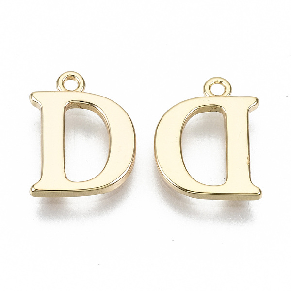 PandaHall Brass Charms, Nickel Free, Letter, Real 18K Gold Plated, Letter.D, D: 13x10.5x1.5mm, Hole: 1.2mm Brass Letter D
PandaHall Brass Charms, Nickel Free, Letter, Real 18K Gold Plated, Letter.D, D: 13x10.5x1.5mm, Hole: 1.2mm Brass Letter D