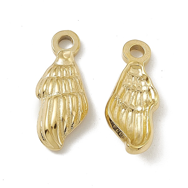 PandaHall Vacuum Plating 201 Stainless Steel Pendants, Conch Charm, Real 18K Gold Plated, 18x7.5x3.5mm, Hole: 1.8mm 201 Stainless Steel...
PandaHall Vacuum Plating 201 Stainless Steel Pendants, Conch Charm, Real 18K Gold Plated, 18x7.5x3.5mm, Hole: 1.8mm 201 Stainless Steel...