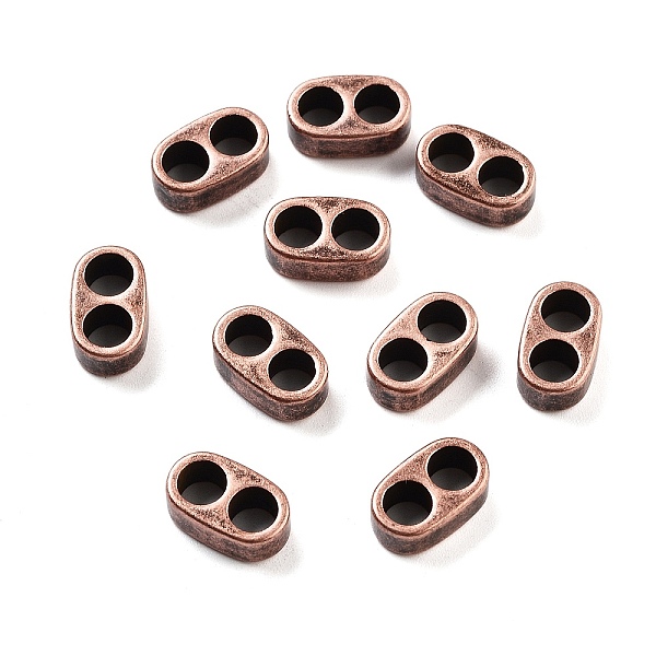 PandaHall 304 Stainless Steel Multi-strand Links, For Leather Cord Bracelets Making, Oval, Red Copper, 11~12x6.5~7.5x4mm, Hole: 4mm 304...
PandaHall 304 Stainless Steel Multi-strand Links, For Leather Cord Bracelets Making, Oval, Red Copper, 11~12x6.5~7.5x4mm, Hole: 4mm 304...