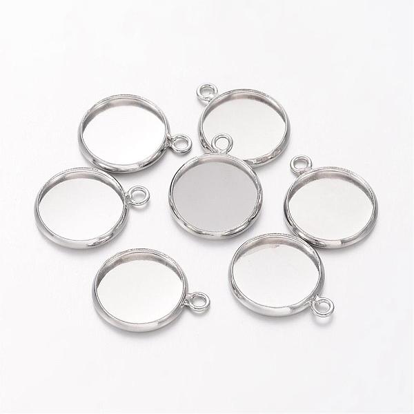 PandaHall Brass Pendant Cabochon Settings, Plain Edge Bezel Cups, Flat Round , Lead Free & Cadmium Free, Platinum, Tray: 12mm, 17x14x2mm...
PandaHall Brass Pendant Cabochon Settings, Plain Edge Bezel Cups, Flat Round , Lead Free & Cadmium Free, Platinum, Tray: 12mm, 17x14x2mm...