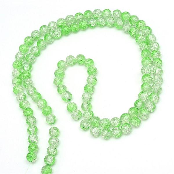 PandaHall Baking Painted Crackle Glass Bead Strands, Round, Light Green, 6mm, Hole: 1.3~1.6mm, about 133pcs/strand, 31.4 inch Glass Round...
PandaHall Baking Painted Crackle Glass Bead Strands, Round, Light Green, 6mm, Hole: 1.3~1.6mm, about 133pcs/strand, 31.4 inch Glass Round...