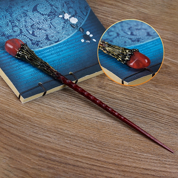 PandaHall Synthetic Watermelon Stone Glass Magic Wand with Wooden Findings, Home Decorations Costume Props Cosplay Accessories, 240mm...
PandaHall Synthetic Watermelon Stone Glass Magic Wand with Wooden Findings, Home Decorations Costume Props Cosplay Accessories, 240mm...