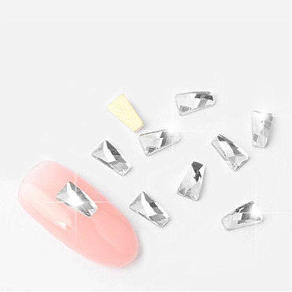 PandaHall Flat Back Glass Rhinestone Cabochons, Nail Art Decoration Accessories, Faceted, Trapezoid, Crystal, 6x3mm, 10pcs/bag Rhinestone..., Clear
PandaHall Flat Back Glass Rhinestone Cabochons, Nail Art Decoration Accessories, Faceted, Trapezoid, Crystal, 6x3mm, 10pcs/bag Rhinestone..., Clear