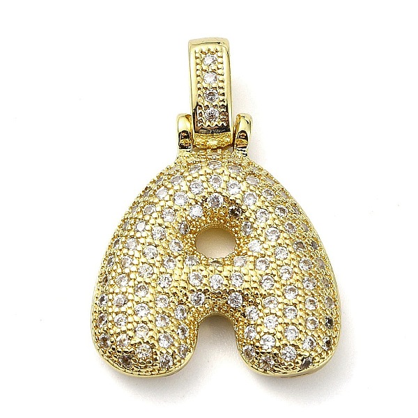 PandaHall Brass Micro Pave Clear Cubic Zirconia Pendants, Real 18K Gold Plated, Letter A, 29mm, Hole: 4.8x3.5mm, Pendant: 23.5x20.5x5mm...
PandaHall Brass Micro Pave Clear Cubic Zirconia Pendants, Real 18K Gold Plated, Letter A, 29mm, Hole: 4.8x3.5mm, Pendant: 23.5x20.5x5mm...