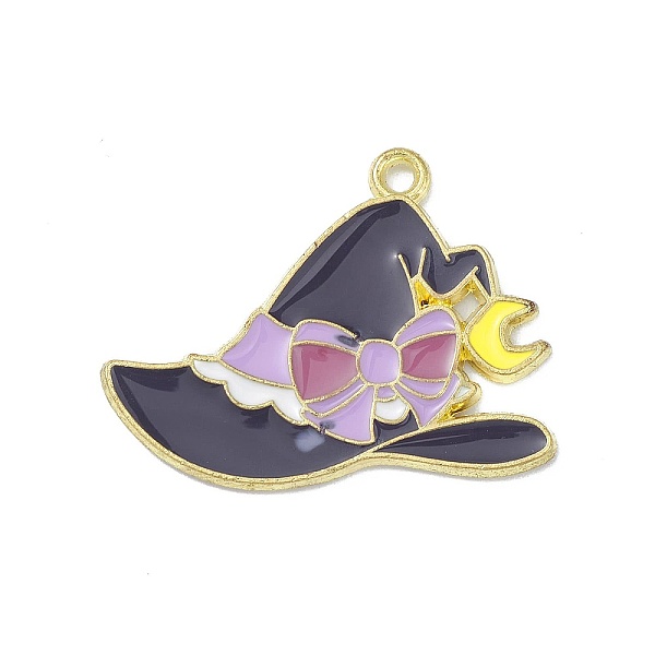 PandaHall Halloween Alloy Enamel Pendants, Light Gold, Hat, 22x29x1.3mm, Hole: 1.8mm Alloy+Enamel Hat
PandaHall Halloween Alloy Enamel Pendants, Light Gold, Hat, 22x29x1.3mm, Hole: 1.8mm Alloy+Enamel Hat