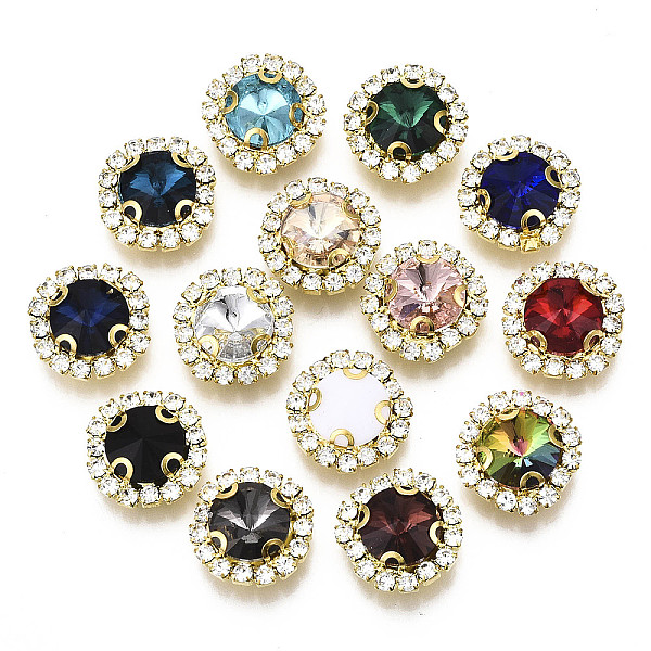 PandaHall Sew on Rhinestone, Resin Rhinestone and Glass Rhinestone, Multi-strand Links, with Brass Settings, Garments Accessories, Faceted..., Multicolor
PandaHall Sew on Rhinestone, Resin Rhinestone and Glass Rhinestone, Multi-strand Links, with Brass Settings, Garments Accessories, Faceted..., Multicolor