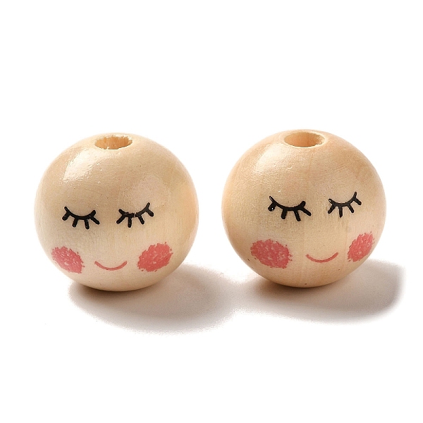 PandaHall Wood European Beads, Round with Face, Navajo White, 19~20x18mm, Hole: 5mm, about 204pcs/500g Wood Round
PandaHall Wood European Beads, Round with Face, Navajo White, 19~20x18mm, Hole: 5mm, about 204pcs/500g Wood Round