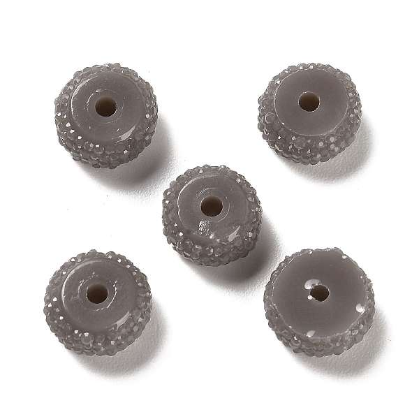 PandaHall Opaque Resin Beads, Textured Rondelle, Slate Gray, 12x7mm, Hole: 2.5mm Resin Rondelle
PandaHall Opaque Resin Beads, Textured Rondelle, Slate Gray, 12x7mm, Hole: 2.5mm Resin Rondelle