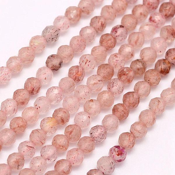 PandaHall Natural Strawberry Quartz Beads Strands, Faceted, Round, 3mm, Hole: 0.5mm, about 180~189pcs/strand, 15.7 inch(40cm) Strawberry..., Brown
PandaHall Natural Strawberry Quartz Beads Strands, Faceted, Round, 3mm, Hole: 0.5mm, about 180~189pcs/strand, 15.7 inch(40cm) Strawberry..., Brown