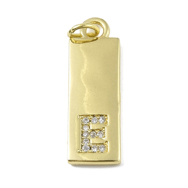 PandaHall Brass Micro Pave Clear Cubic Zirconia Pendants, Real 18K Gold Plated, Rectangle, Letter E, 23.5x7.5x2mm, Hole: 3mm Brass+Cubic...
PandaHall Brass Micro Pave Clear Cubic Zirconia Pendants, Real 18K Gold Plated, Rectangle, Letter E, 23.5x7.5x2mm, Hole: 3mm Brass+Cubic...