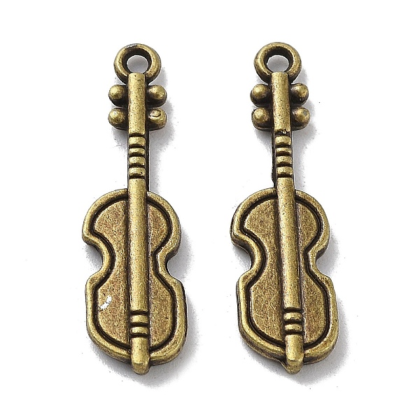 PandaHall Tibetan Style Alloy Pendants, Cadmium Free & Lead Free, Violin, Antique Bronze, 26x7x2mm, Hole: 1.4mm, about 833pcs/1000g Alloy...
PandaHall Tibetan Style Alloy Pendants, Cadmium Free & Lead Free, Violin, Antique Bronze, 26x7x2mm, Hole: 1.4mm, about 833pcs/1000g Alloy...