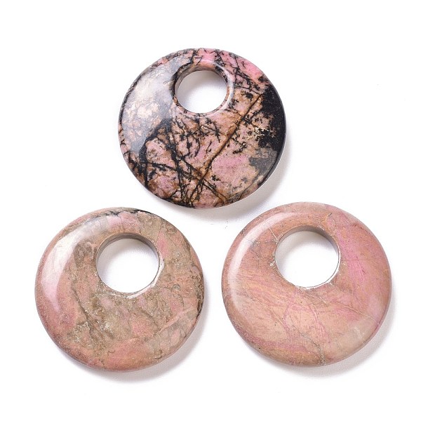 PandaHall Natural Rhodonite Pendants, Flat Round, 40~41x8~9mm, Hole: 12~15mm Rhodonite Flat Round
PandaHall Natural Rhodonite Pendants, Flat Round, 40~41x8~9mm, Hole: 12~15mm Rhodonite Flat Round