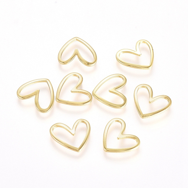 PandaHall Brass Linking Rings, Long-Lasting Plated, Heart, Real 18K Gold Plated, 11.5x13x1mm, Inner Diameter: 4x11mm Brass Heart
PandaHall Brass Linking Rings, Long-Lasting Plated, Heart, Real 18K Gold Plated, 11.5x13x1mm, Inner Diameter: 4x11mm Brass Heart