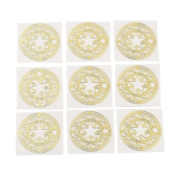 PandaHall Self Adhesive Brass Stickers, Scrapbooking Stickers, for Epoxy Resin Crafts, Golden, Star Pattern, 30x0.3mm Brass Star
PandaHall Self Adhesive Brass Stickers, Scrapbooking Stickers, for Epoxy Resin Crafts, Golden, Star Pattern, 30x0.3mm Brass Star