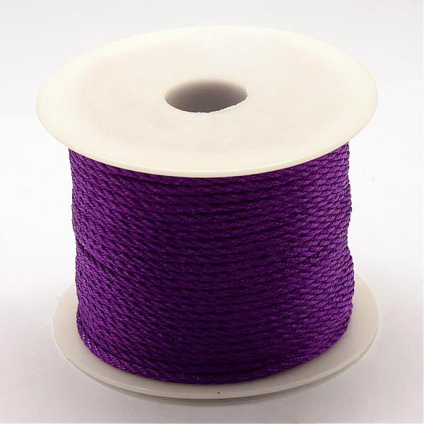 PandaHall Braided Nylon Thread, Dark Violet, 2mm, about 54.68 yards(50m)/roll Nylon Purple
PandaHall Braided Nylon Thread, Dark Violet, 2mm, about 54.68 yards(50m)/roll Nylon Purple