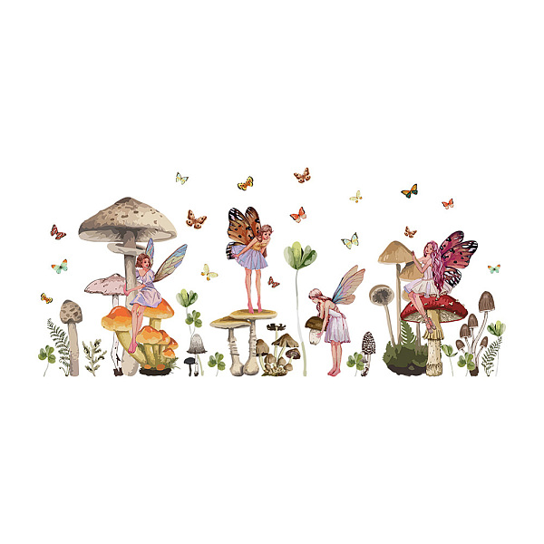PandaHall PVC Wall Stickers, Wall Decoration, Angel & Fairy Pattern, 800x290mm, 2 sheets/set Plastic Angel & Fairy
PandaHall PVC Wall Stickers, Wall Decoration, Angel & Fairy Pattern, 800x290mm, 2 sheets/set Plastic Angel & Fairy
