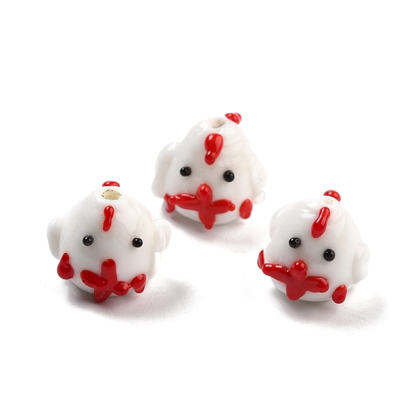 PandaHall Handmade Lampwork Beads, Rooster, Red, 13~14x16~17x15~17mm, Hole: 1.2~2.5mm Lampwork Rooster Red
PandaHall Handmade Lampwork Beads, Rooster, Red, 13~14x16~17x15~17mm, Hole: 1.2~2.5mm Lampwork Rooster Red