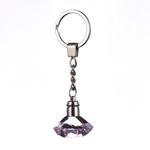 PandaHall Diamond Shape Faceted Glass Keychain, with Platinum Plated Iron Split Key Rings, Pearl Pink, 96mm, Pendants: 30.5x30mm Glass...
PandaHall Diamond Shape Faceted Glass Keychain, with Platinum Plated Iron Split Key Rings, Pearl Pink, 96mm, Pendants: 30.5x30mm Glass...