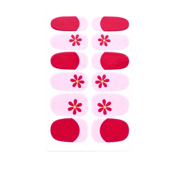 PandaHall Flower Series Full Cover Nail Decal Stickers, Self Adhesive, Nail Decoration for Women Girls Kids, Cerise, 25.5x10~16.5mm..., Red
PandaHall Flower Series Full Cover Nail Decal Stickers, Self Adhesive, Nail Decoration for Women Girls Kids, Cerise, 25.5x10~16.5mm..., Red