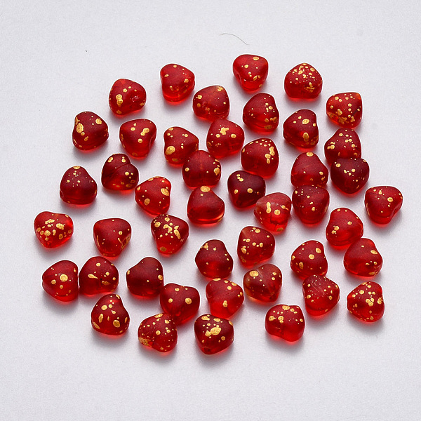PandaHall Transparent Spray Painted Glass Beads, Heart, Dark Red, 6x6x4mm, Hole: 0.7mm Glass Heart Red
PandaHall Transparent Spray Painted Glass Beads, Heart, Dark Red, 6x6x4mm, Hole: 0.7mm Glass Heart Red